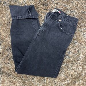 Levi's Black Denim Jeans with Brown Patch